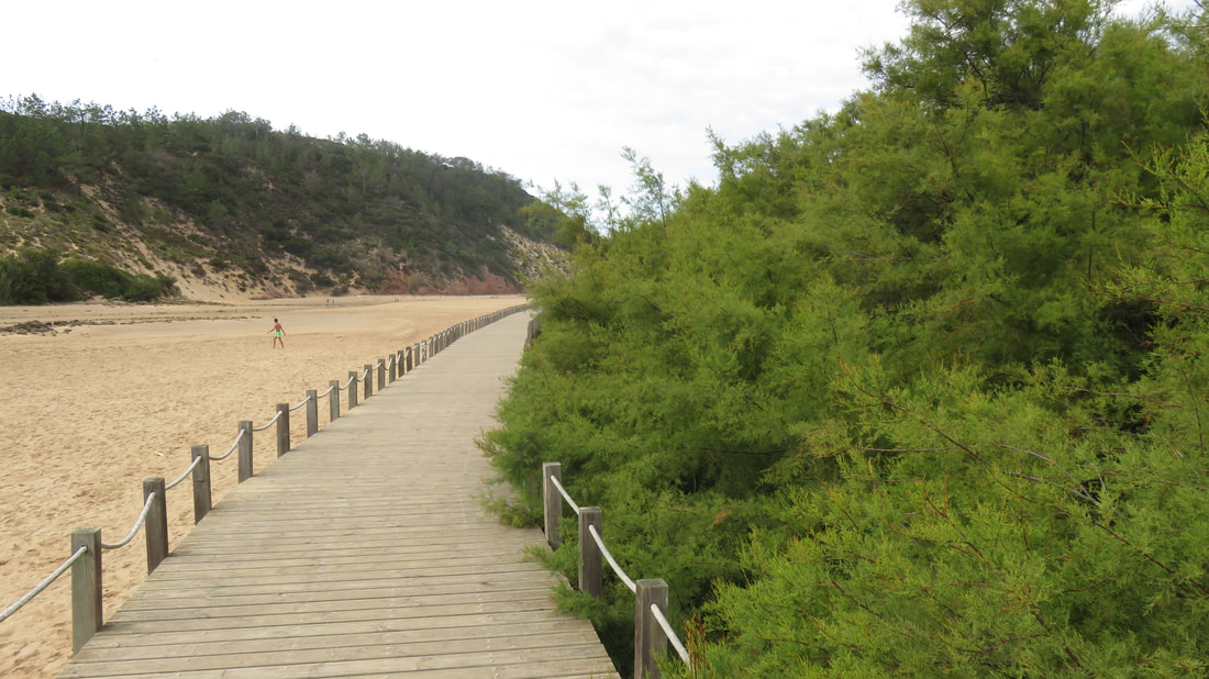 Wandelpad door de natuur bij Salir do Porto